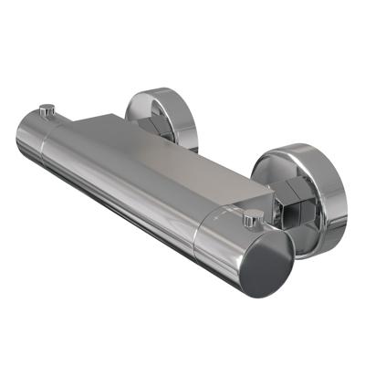 Douchekraan Brauer Stuttgart 5501 15cm Hartafstand Thermostatisch Opbouw Rond Chroom 2 Greeps Douchekraan Brauer Stuttgart 5501 15cm Hartafstand Thermostatisch Opbouw Rond Chroom 2 Greeps