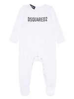 DSQUARED2 KIDS grenouillère à logo imprimé - Blanc - thumbnail