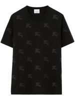 Burberry t-shirt à imprimé Equestrian-Knight - Noir