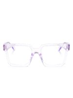 Kuboraum lunettes de vue K30 à monture carrée - Violet