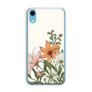 Floral bouquet: iPhone XR Transparant Hoesje