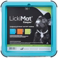LICKIMAT Keeper Lekmathouder voor binnen, kleur: turquoise