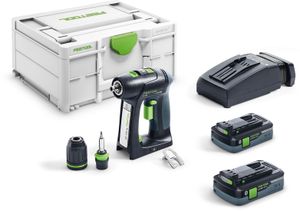 Festool C 18 HPC 4,0 I-Plus Accuschroefboormachine | 18v 4.0Ah Li-ion - 576435