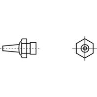 Weller R02 Hetelucht mondstuk Heteluchtmondstuk Grootte soldeerpunt 0.8 mm Inhoud: 1 stuk(s) - thumbnail