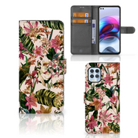 Motorola Moto G100 Hoesje Flowers