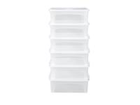 LIVARNO home Transparante box (Set van 6 kleine bakjes)