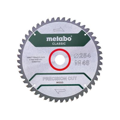 Metabo Zaagblad Precision Cut Wood 254x30x1,8mm 48 T Metabo Zaagblad Precision Cut Wood 254x30x1,8mm 48 T