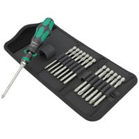 Wera Kraftform Kompakt 838 RA-R M Set 1 05051061001 Bitset 15-delig Kruiskop Phillips, Kruiskop Pozidriv, Torx, Inbus, Plat Incl. bithouder en schroevendraaier - thumbnail