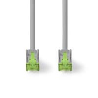 Nedis Cat 8.1-netwerkkabel - S/FTP - RJ45 stekker - RJ45 stekker - 20,0 m - rond - LSZH - grijs - label