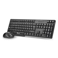 NGS EUPHORIA- 2.4 GHz Draadloze Muis en Toetsenbord Kit, Spaans QWERTY, Zwart