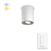 Philips Plafondspot Hue Pillar - White Ambiance 1-lichts wit met schakelaar 929003046701