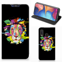 Samsung Galaxy A20e Magnet Case Lion Color - thumbnail