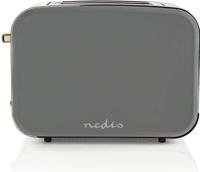 Nedis KABT510EGY broodrooster 2 snede(n) 900 W Grijs