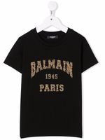 Balmain Kids t-shirt à logo - Noir - thumbnail