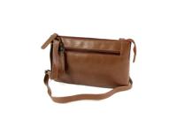 Trendy schoudertas damestas EIRA Odean cow leather Cognac