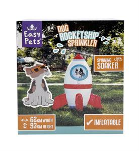 EASYPETS SUMMER ROCKETSHIP SPRINKLER 94 CM