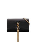 Saint Laurent sac Kate à plaque logo - Noir