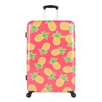 Bhppy Pretty Pineapple Trolley 77 roze Harde Koffer