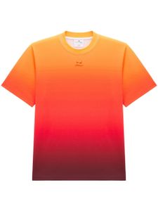 Courrèges t-shirt à effet dégradé - Multicolore