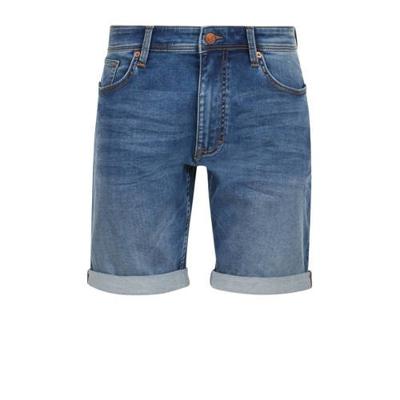 Q/S designed by regular fit jeans short blauw