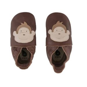 Bobux babyslofjes Monkey Chocolate Maat