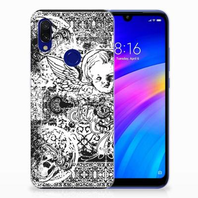 Silicone Back Case Xiaomi Redmi 7 Skulls Angel