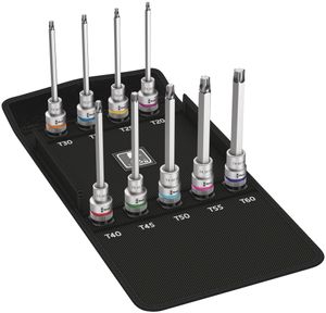 Wera 8767 HMC HF 3 Zyklop Bit-doppen-set TORX®, met vasthoudfunctie, 9-delig - 1 stuk(s) - 05004212001