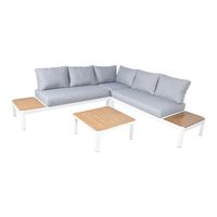 SenS-Line: Lotus aluminium loungeset - Wit