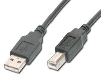 ASSMANN Electronic 1.8m USB 2.0 USB-kabel 1,8 m USB A USB B Zwart - thumbnail