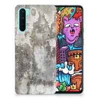 OnePlus Nord TPU Siliconen Hoesje Beton Print