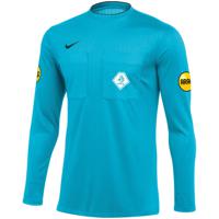 Nike KNVB Scheidsrechtersshirt Lange Mouwen 2022-2024 Blauw - thumbnail