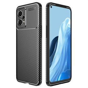 Beetle Carbon Fiber OnePlus Nord CE 2 Lite 5G Hoesje - Zwart