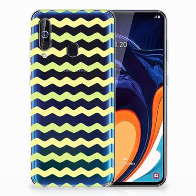 Samsung Galaxy A60 TPU bumper Waves Yellow Samsung Galaxy A60 TPU bumper Waves Yellow