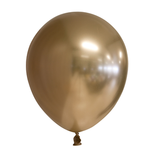 Chrome Ballonnen Goud 30cm (10st)