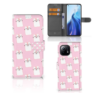 Xiaomi Mi 11 Telefoonhoesje met Pasjes Sleeping Cats