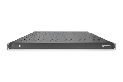 Digitus DN-97649 19 inch Apparaatbodem voor patchkast 1 HE Variabele bevestigingsrails Geschikt voor kastdiepte: 1000 mm Zwart (RAL 9005)