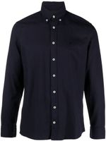 Hackett chemise en coton à logo brodé - Bleu