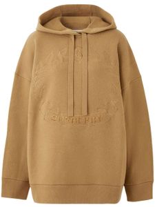 Burberry hoodie oversize à Oak Leaf Crest brodé - Tons neutres