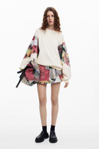 Sweatshirt met bedrukte mouwen M. Christian Lacroix - WHITE - M