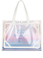 Balmain x Evian sac cabas médium B-Army - Blanc - thumbnail