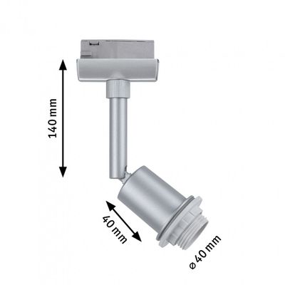 Paulmann Deco Spot Decolamp URail E14 Chroom (mat)