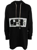 Rick Owens DRKSHDW hoodie à logo imprimé DRKSHDW - Noir