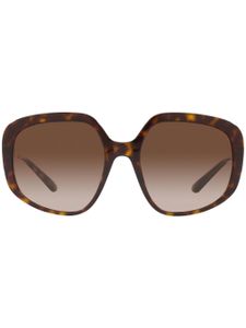 Dolce & Gabbana Eyewear lunettes de soleil DG Light à monture oversize - Marron