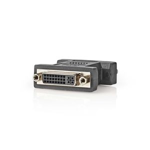 DVI-Adapter | DVI-I 24+5-pins female | DVI-I 24+5-pins female | Zwart