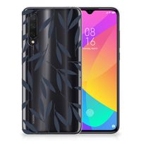 Xiaomi Mi 9 Lite TPU Case Leaves Blue - thumbnail