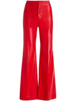 alice + olivia pantalon Dylan à taille haute - Rouge