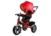 Viking Choice  Driewieler kinderwagen met zonnekap - rood - meegroei peuterfiets