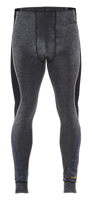 Blåkläder Lange onderbroek 100% merino WARM 18491732 | Medium Grijs/Zwart | Maat XS - 7330509423479