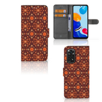 Xiaomi Redmi Note 11/11S Telefoon Hoesje Batik Brown