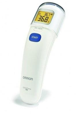Omron MC-720-E digitale lichaams thermometer Contactloos Wit Omron MC-720-E digitale lichaams thermometer Contactloos Wit